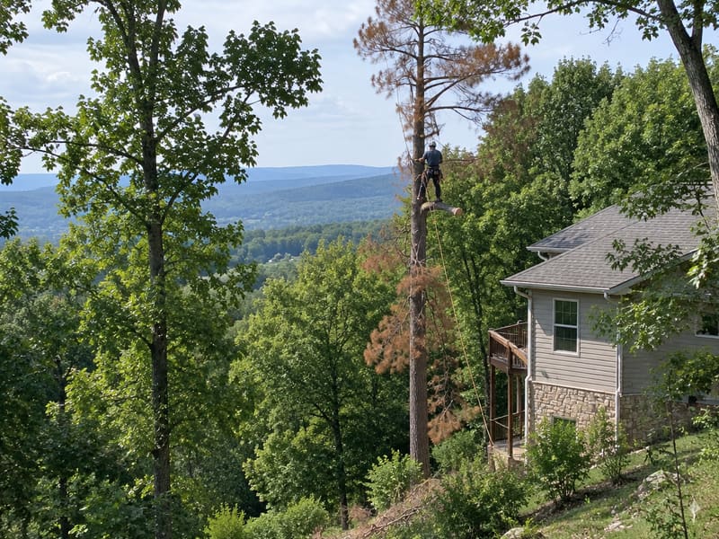 Dead & Diseased Tree Removal: another example of the tree work we handle around Kingsport