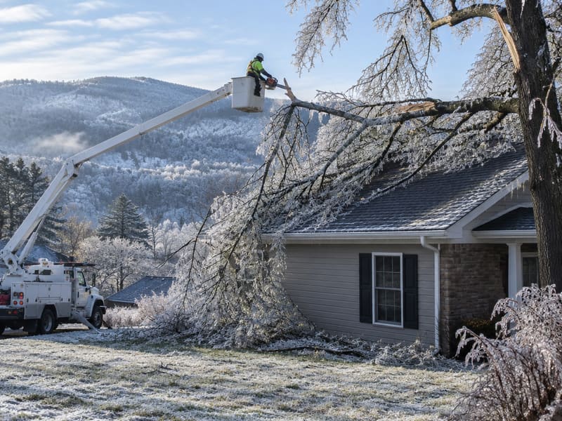 Emergency & Storm Tree Removal: another example of the tree work we handle around Kingsport