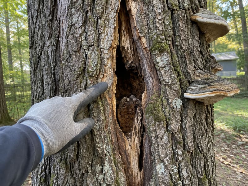 Tree Risk Assessment: another example of the tree work we handle around Kingsport